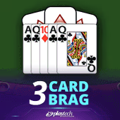 3 Card Brag – Playtech Live