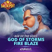 Age of the Gods: God of Storms Fire Blaze – Playtech Live