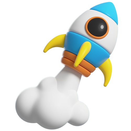 Stylized 3D rocket — Getting Started on Cyl88 Malaysia