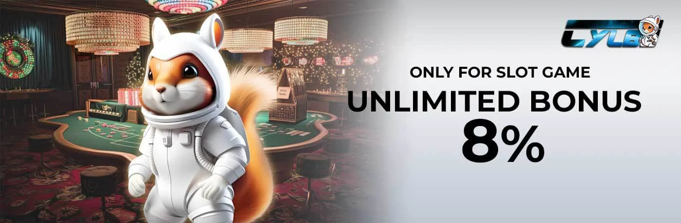 Unlimited bonus — 8%